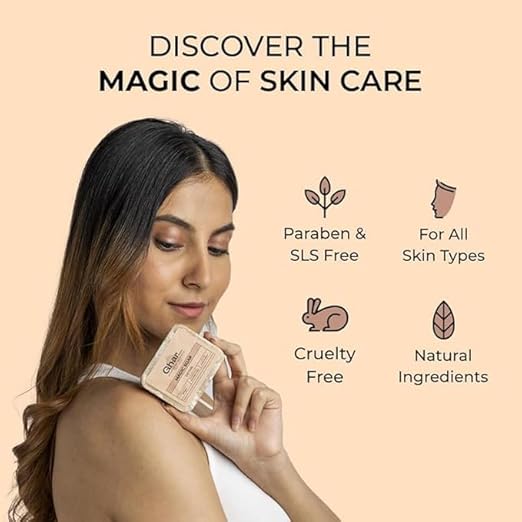 Ghar Soaps Sandalwood & Saffron Magic Soaps For Bath (100 Gms Pack Of 2)