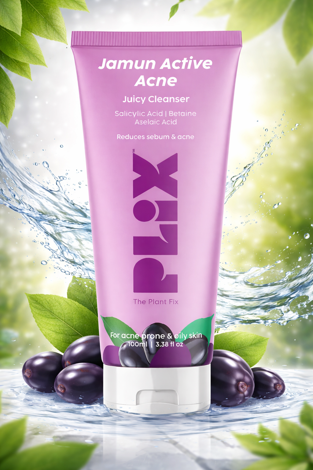 Plix Salicylic Acid Jamun Face Wash Gel(100ml)