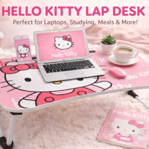 Hello Kitty Foldable Laptop & Study Table 🌸