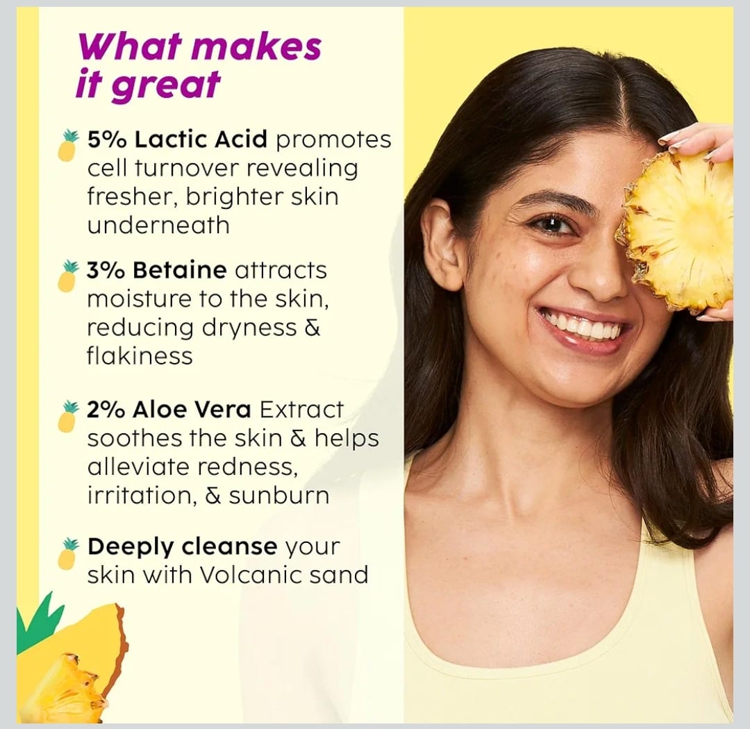 PLIX Pineapple Smooth Skin Juicy Body Wash 236ml (PACK OF 1)