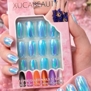 XUCABEAUTY Magical Iridescent Press-On Nails