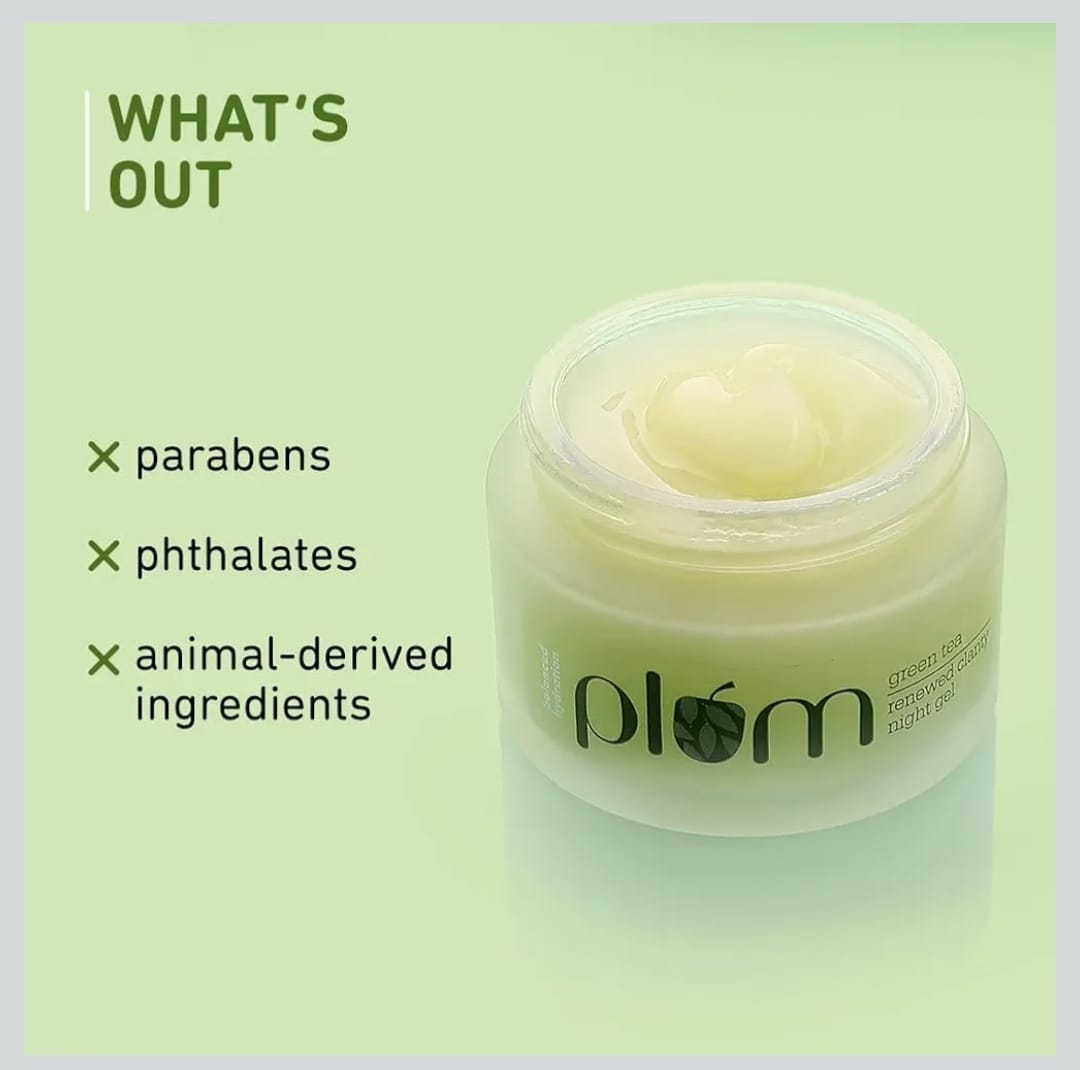 Plum Green Tea Night Gel for Acne-Prone & Oily Skin