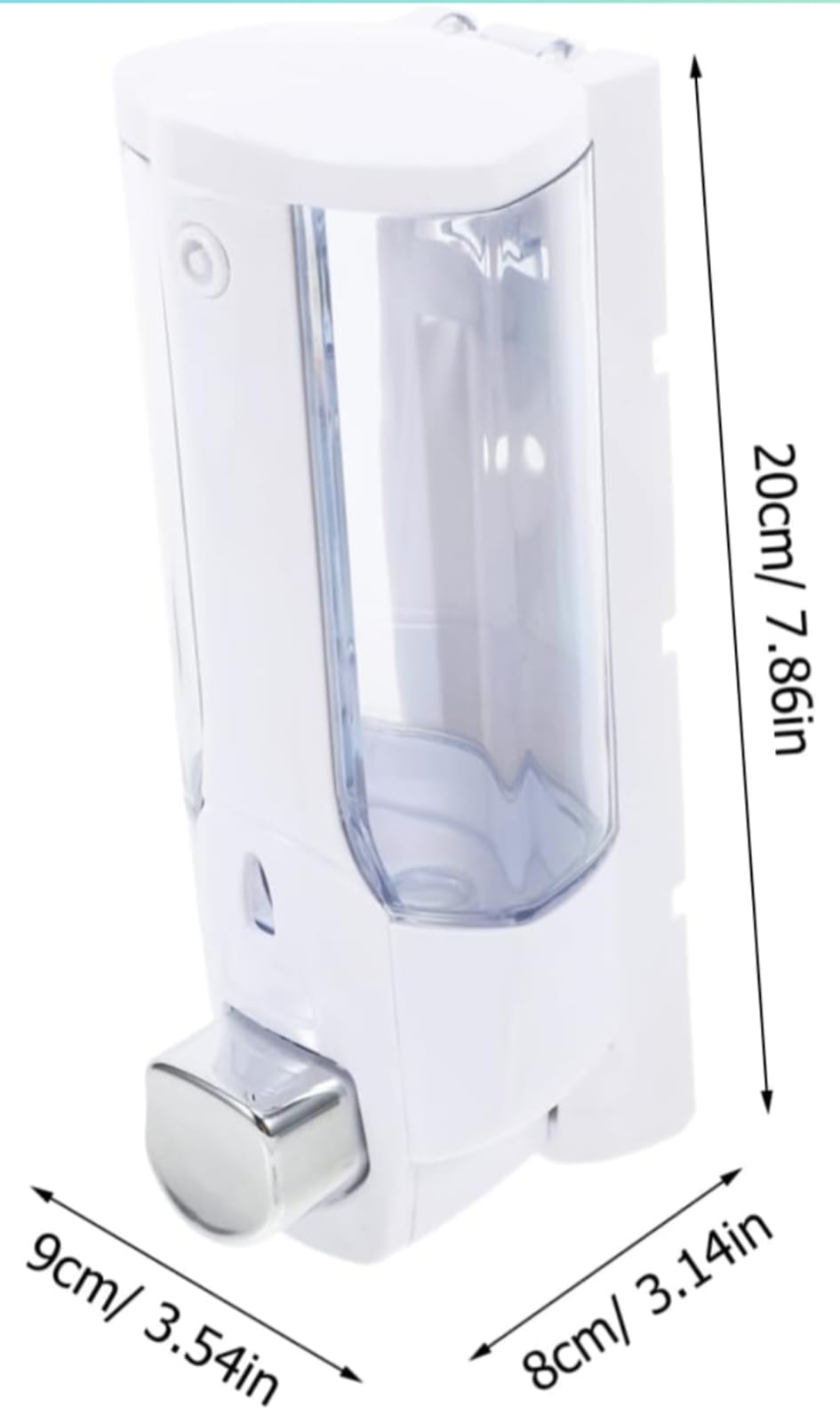 Foaming Soap Dispenser Wall-Mounted Pump Liquid Soap Bottle