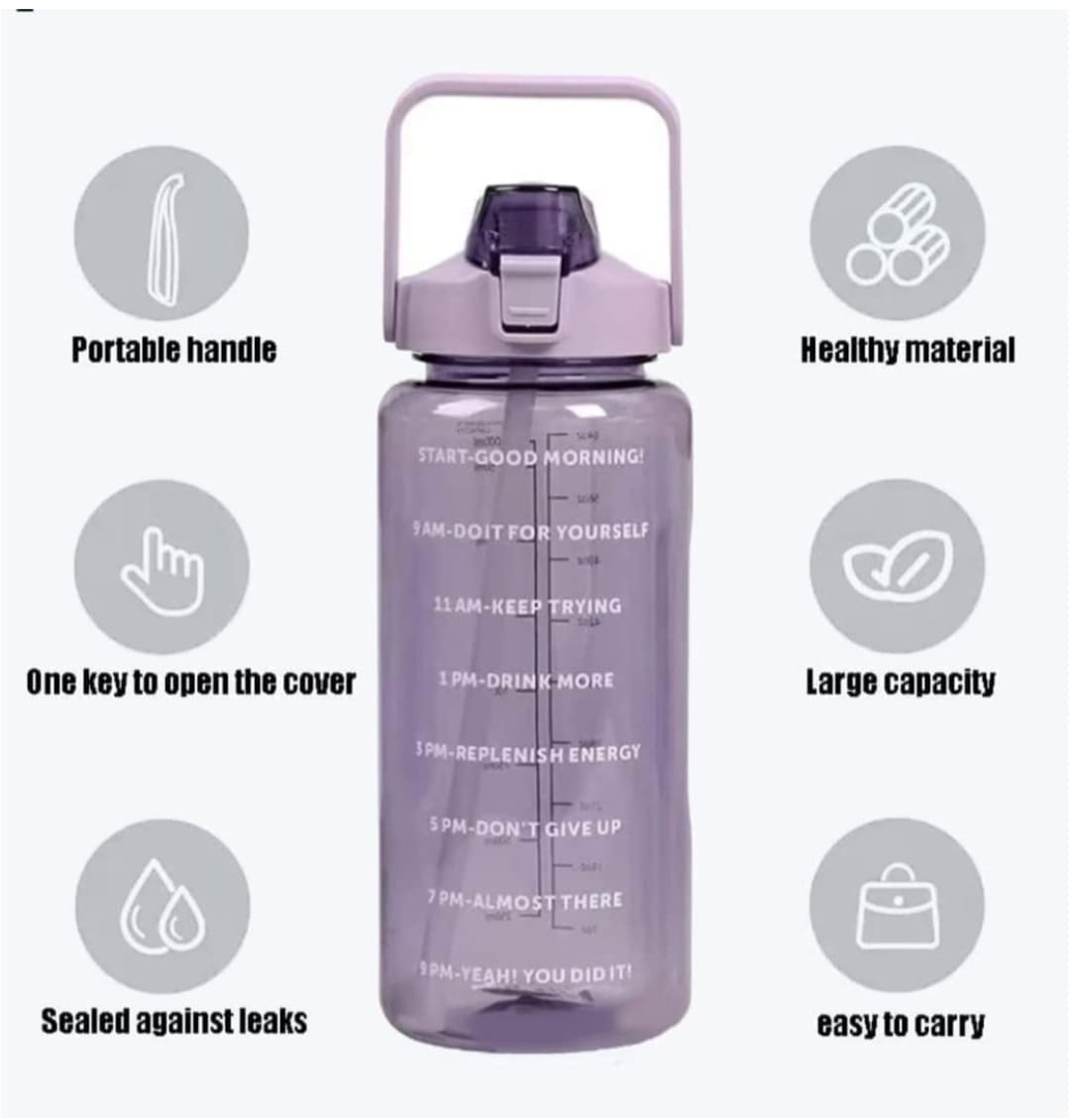 Premium BPA-Free Gym Water Bottle – 1000ml Hydration Tracker