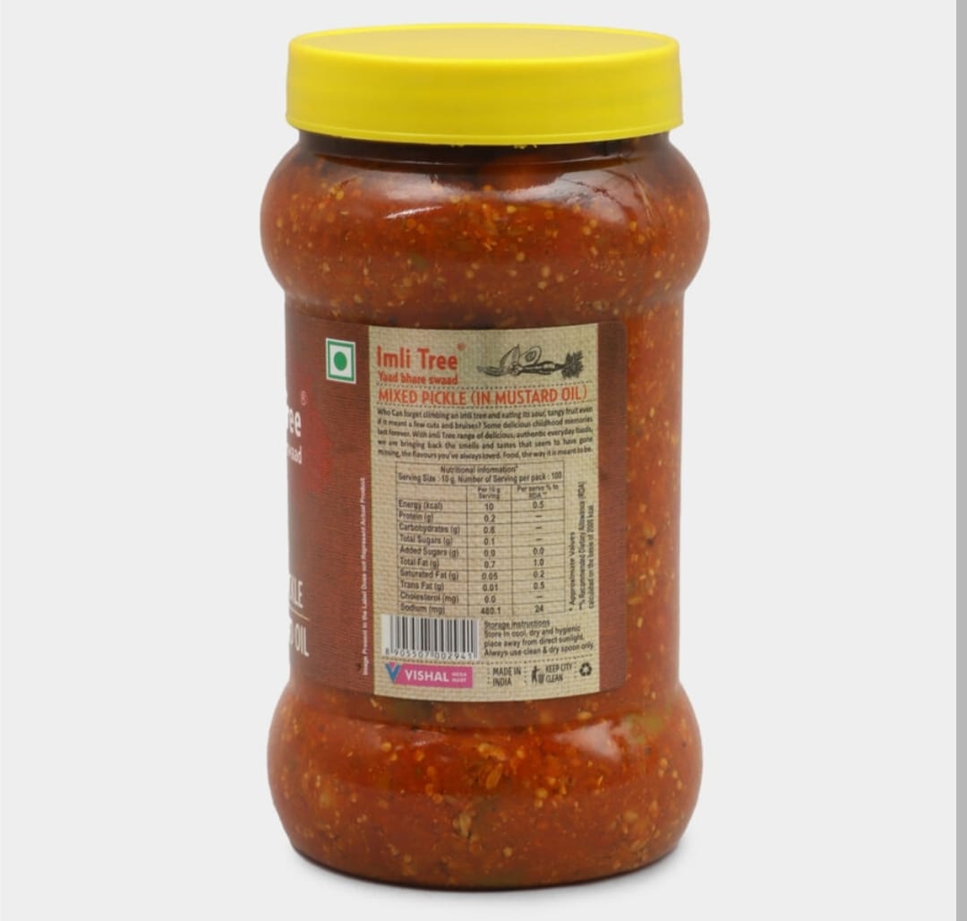 Imli Tree Mixed Pickle in Mustard Oil – Authentic Traditional Indian Achar(1kg)