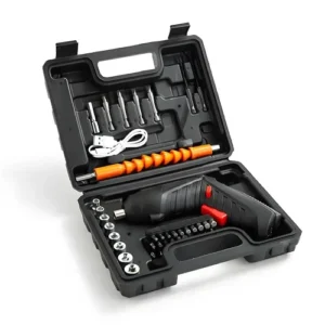 Portable Power Screwdriver Set with Accessories – DIY Home & Professional Tool Kit with Carry Case